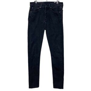 Rag & Bone Fit 1 Slim Black Jeans Men’s Size 31 Extra Skinny Stretch Denim